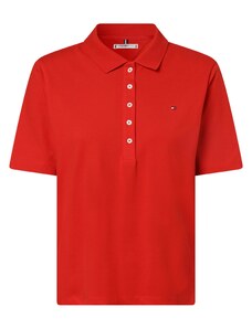 TOMMY HILFIGER Тениска '1985' морскосиньо / огнено червено / бяло