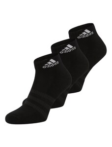 ADIDAS SPORTSWEAR Спортни чорапи 'Cushioned ' черно / бяло
