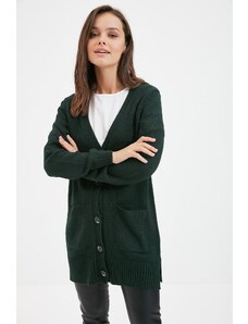 Дамски пуловер. Trendyol TCTAW22TH0005/Dark green
