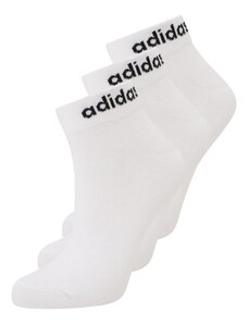 ADIDAS SPORTSWEAR Спортни чорапи 'Think Linear ' черно / бяло