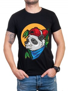 Vodo.bg Макси мъжка тениска с панда
