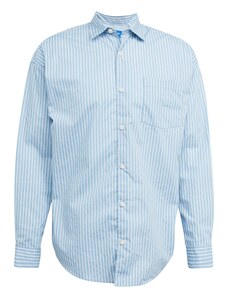JACK & JONES Риза 'BILL' опушено синьо / бяло