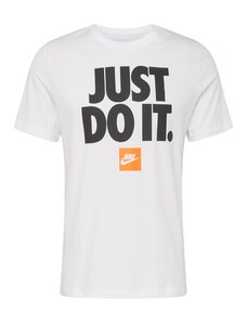 Nike Sportswear Тениска оранжево / черно / бяло