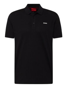 HUGO Red Тениска 'Donos' черно / бяло