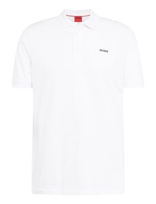 HUGO Тениска 'Donos' черно / бяло