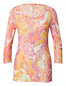 Key Largo Тениска 'SMOKE' жълто / оранжево / розово / бяло