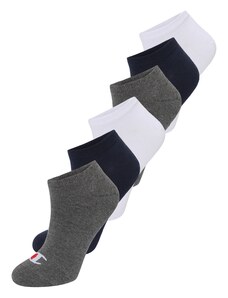 Champion Authentic Athletic Apparel Дамски чорапи тип терлици тъмносиньо / сив меланж / огнено червено / бяло