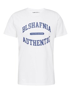 BLS HAFNIA Тениска 'Ringside' нейви синьо / мръсно бяло