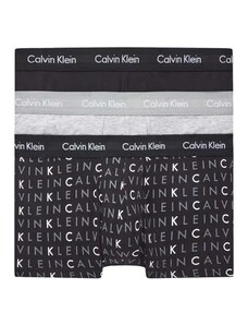 CALVIN KLEIN Бельо (Pack of 3) Low Rise Trunk 3Pk 0000U2664G YKS black/grey heather/subdued log