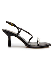TED BAKER Сандали Mypearl 75Mm Round Footbed Pearl Kitten Sandals 266906 black