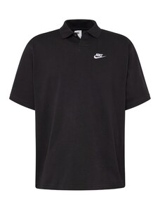 Nike Sportswear Тениска черно / бяло