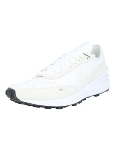 Nike Sportswear Ниски маратонки 'WAFFLE ONE LTR' бяло / бял памук