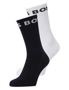 BOSS Black Къси чорапи тъмносиньо / бяло