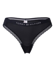 Tommy Hilfiger Underwear Стринг светлосиво / черно
