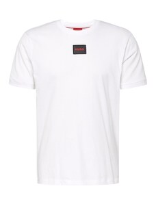 HUGO Тениска 'Diragolino212' червено / черно / бяло