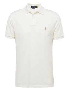 Polo Ralph Lauren Тениска светлобежово / бяло