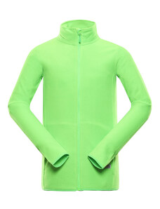 Men's fleece sweatshirt ALPINE PRO GARIM neon green gecko