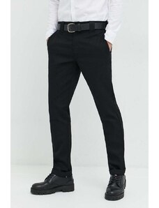 Панталон Dickies в черно с кройка по тялото