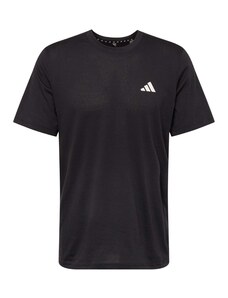 ADIDAS PERFORMANCE Функционална тениска 'Train Essentials Comfort ' черно / бяло
