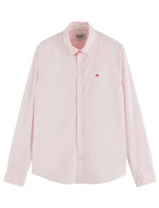 SCOTCH & SODA Риза Essentials - Slim-Fit Organic Cotton Poplin Shirt 169718 SC0488 rose