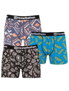3PACK Men's Boxers Horsefeathers Sidney
