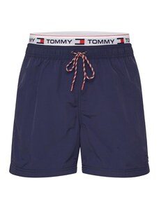 Tommy Hilfiger Underwear Шорти за плуване нейви синьо / светлосиво / червено / бяло