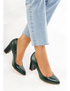 Zapatos Oбувки с дебел ток Consuelo зелен