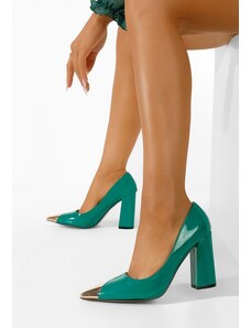 Zapatos Обувки на ток зелен Azul