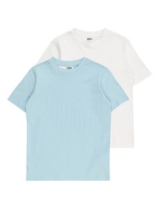 Urban Classics Тениска пастелно синьо / мръсно бяло