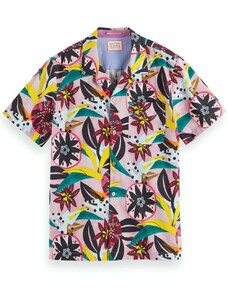 SCOTCH & SODA Риза Allover Printed Short-Sleeved Camp Shirt 170415 SC0217 combo a