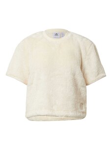 ADIDAS ORIGINALS Пуловер 'Essentials+ Fluffy' бял памук