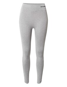 Hummel Спортен панталон сиво / тъмносиво