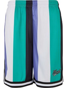Karl Kani Панталон опушено синьо / нефритено зелено / черно / бяло