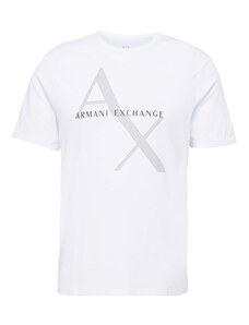 ARMANI EXCHANGE Тениска нейви синьо / бяло
