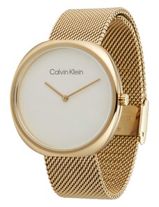 Calvin Klein Аналогов часовник злато / черно / бяло