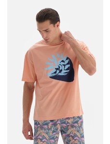 Тениска Dagi Salmon Printed O-Neck