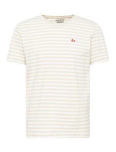 BLEND Тениска 'Dinton' сиво-бежово / оранжево / бяло