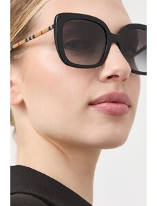 Слънчеви очила Burberry 0BE4323 CAROLL дамски в черно 0BE4323