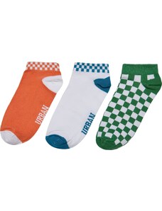 Urban Classics Дамски чорапи тип терлици синьо / тревнозелено / оранжево / бяло