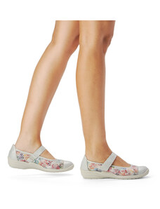 Дамски анатомични обувки Remonte бели/цветни R7627-40