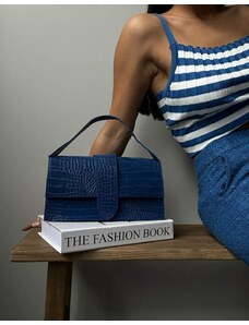 Creative Атрактивна дамска чанта в синьо - код 30015
