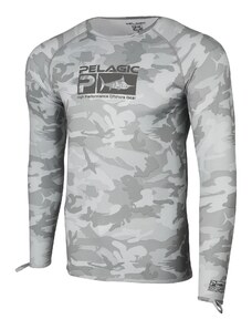 UPF 50+ PELAGIC UV STRATOS SS Short Sleeve T-Shirt - PATRIOT MARLIN SLATE