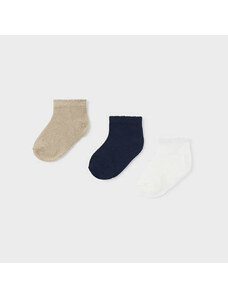 Комплект 3 чифта бебешки чорапи Mayoral за момиче