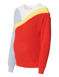 Esprit Maternity Пуловер светлосиньо / жълто / червено / бяло