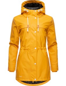 NAVAHOO Преходно палто 'Rainy Forest' жълто / оранжево / бяло