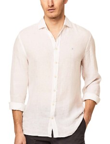 Риза Hackett London Garment Dyed Linen K HM309381 800 white
