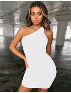 Creative Елегантна дамска рокля в бяло - код 00511