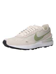 Nike Sportswear Ниски маратонки 'WAFFLE ONE LTR' светлосиво / зелено