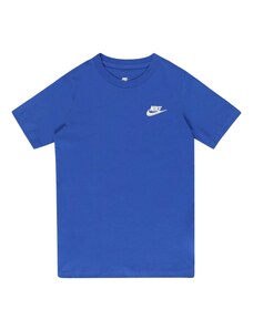 Nike Sportswear Тениска 'FUTURA' кралско синьо / бяло