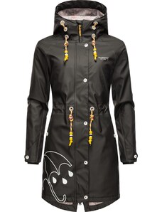 MARIKOO Функционално палто черно / бяло